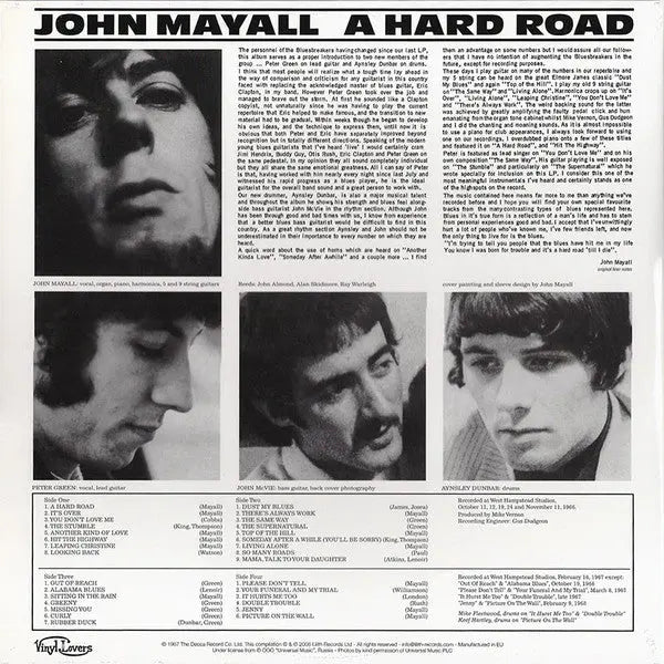 A Hard Road (Bonus Tracks) (2LP) [Vinyl]